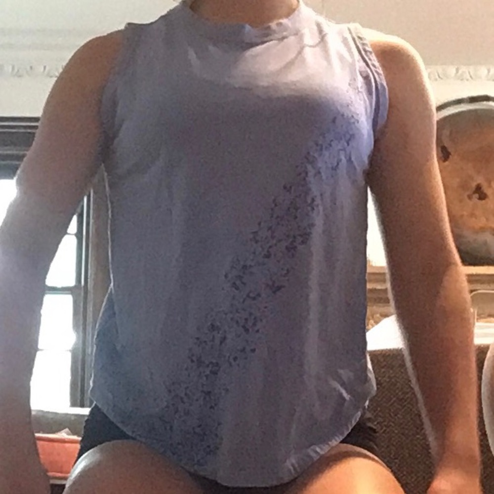 Nike Sri-fit purple fitness tank top.